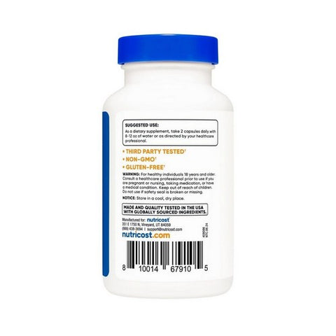 Nutricost, Alpha GPC Capsules, 600 Mg, 120 Count