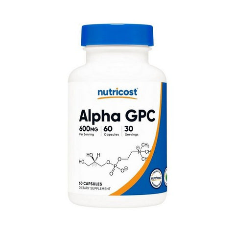 Nutricost, Alpha GPC Capsules, 600 Mg, 60 Count