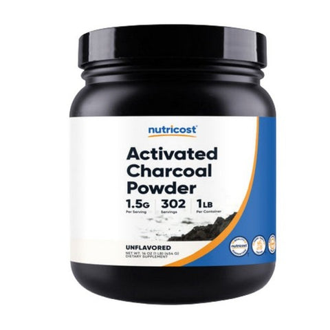 Nutricost, Activated Charcoal Powder, 1 Lb
