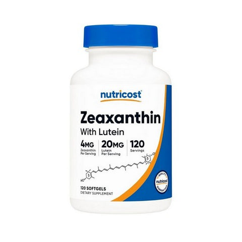 Nutricost, Zeaxanthin With Lutein Softgels, 120 Count