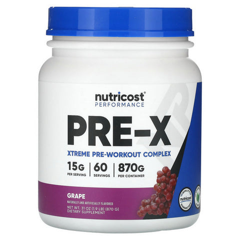 Nutricost, Pre-X Complex Grape, 60 Servings