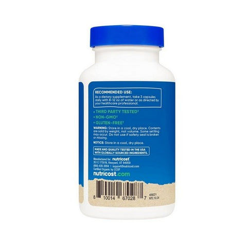 Nutricost, Lions Mane Capsules MWO, 2100 Mg, 90 Count