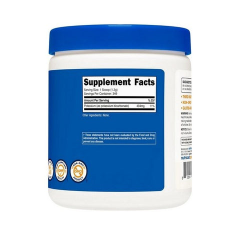Nutricost, Potassium Bicarbonate Unflavoured, 1 Lb
