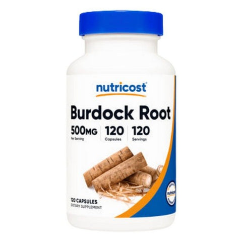 Nutricost, Burdock Root Capsules, 500 Mg, 120 Count