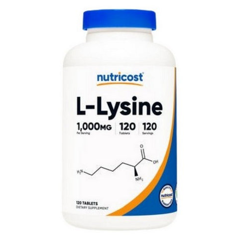 Nutricost, L-Lysine Tablets, 1000 Mg, 120 Count