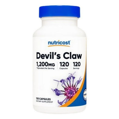 Nutricost, Devil's Claw Capsules, 1200 Mg, 120 Count
