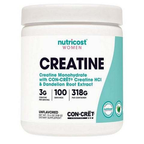 Nutricost, Creatine Monohydrate for Women Unflavored, 100 Servings