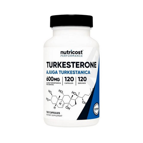 Nutricost, Performance Turkesterone, 600 Mg, 120 Caps
