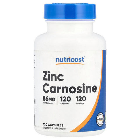 Nutricost, Zinc Carnosine Capsules, 18 Mg, 120 Count