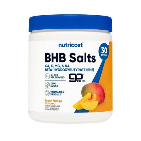 Nutricost, Bhb Salts Gobhb Peach Mango, 30 Serving