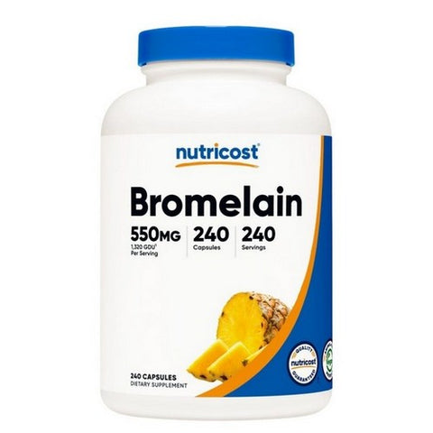 Nutricost, Bromelain Capsules, 550 Mg, 240 Count