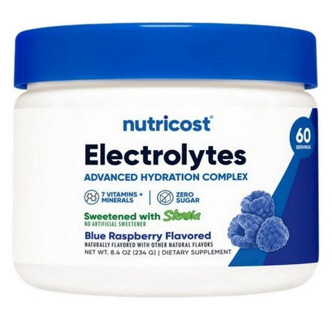 Nutricost, Electrolytes Hydration Complex Blue Raspberry, 60 Servings
