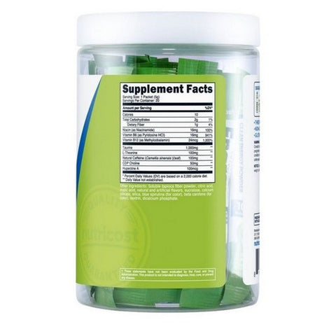 Nutricost, Energy Complex Stickpacks Green Apple, 20 Sticks