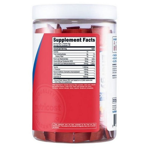 Nutricost, Energy Complex Stickpacks Fruit Punch, 20 Sticks