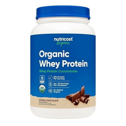 Nutricost, Organic Whey Protein Powder Double Chocolate, 2 Lbs