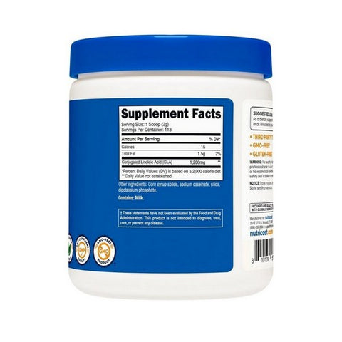 Nutricost, CLA 60% Unflavored, 8 Oz