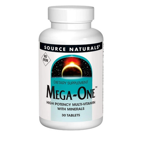 Source Naturals, Mega-One No Iron, 30 Tabs