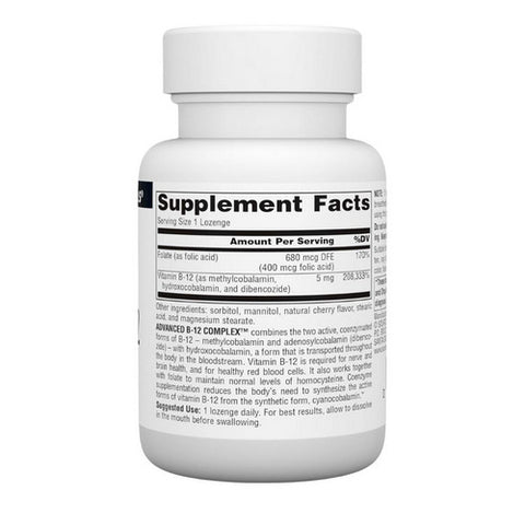 Source Naturals, Advanced B-12 Complex, 60 Tabs