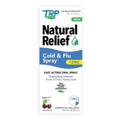 The Relief Products, Cold And Flu Spray, 0.67 Oz
