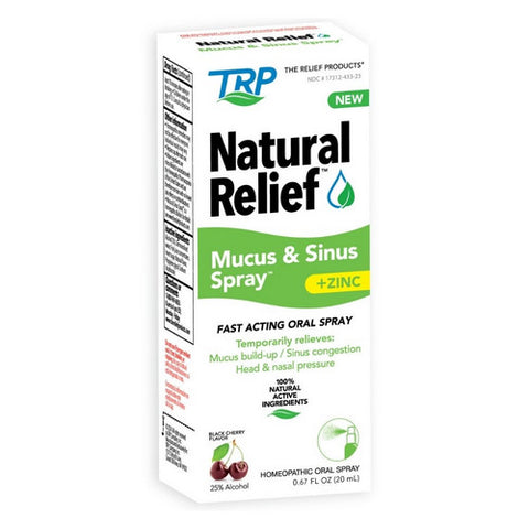 The Relief Products, Mucus And Sinus Spray, 0.67 Oz