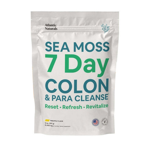 Atlantic Naturals, Sea Moss  Seven Day Colon And Para Cleanse, 14 Oz