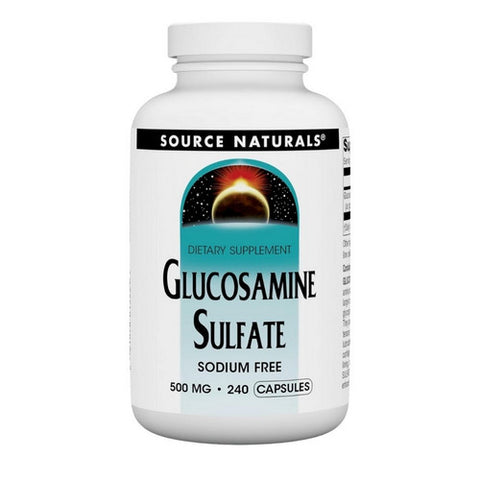 Source Naturals, Glucosamine Sulfate, 500 mg, 240 Tabs