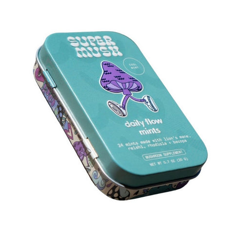 SuperMush, Daily Flow SuppleMints, 24 Count