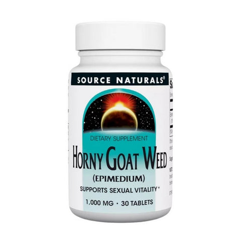 Source Naturals, Horny Goat Weed, 1000 MG, 30 Tabs