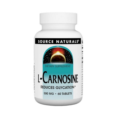Source Naturals, L-Carnosine, 500 MG, 60 Tabs