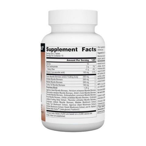 Source Naturals, Mushroom Immune Defense, 30 Tabs