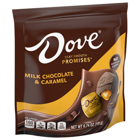 Dove, Dove Promises Milk Chocolate And Caramel Candy, 6.74 Oz (Case Of 8)