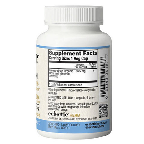 Eclectic Herb, Noni, 100 Caps