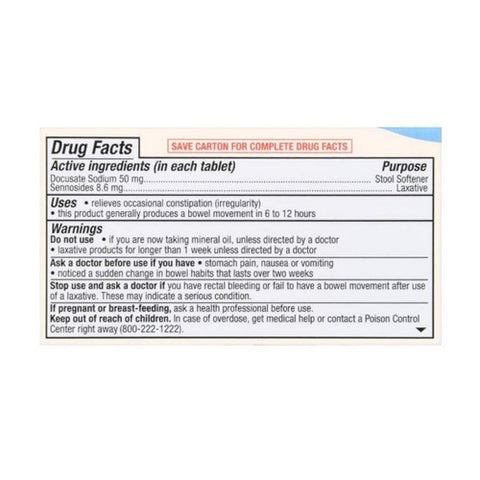 Foster And Thrive, Senna-S Sennosides, 8.6 Mg, 60 Tabs