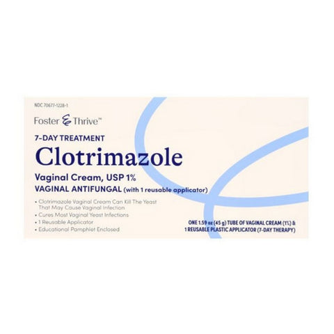 Foster And Thrive, 7-Day Treatment Clotrimazole Vaginal Cream, 1.59 Oz