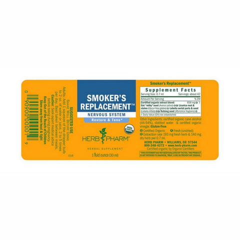 Herb Pharm, Smoker's Replacement, 1 fl oz