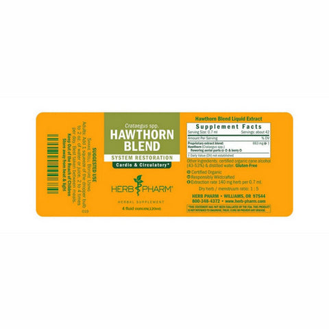 Herb Pharm, Hawthorn, 4 oz