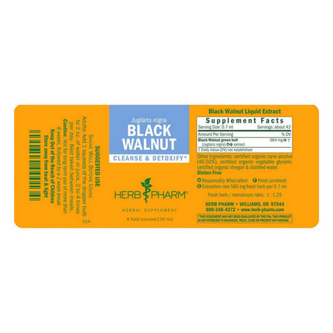 Herb Pharm, Black Walnut Extract, 4 Oz