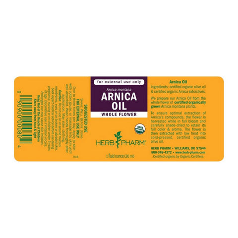 Herb Pharm, Arnica Oil, 1 Oz