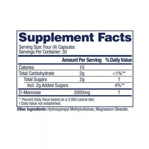 Azo, Cleanse + Protect D-Mannose Capsules for Urinary Tract Health, 120 Tablets