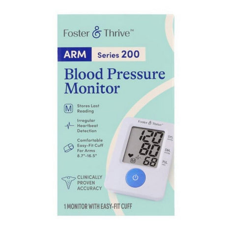 Foster And Thrive, Arm Series 200 Blood Pressure Monitor, 1 Count