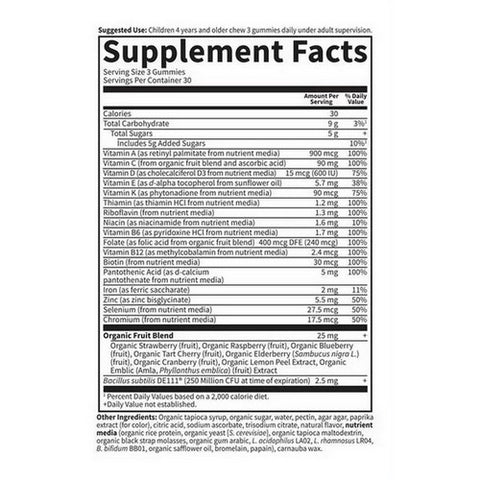 Garden of Life, Vitamin Code Kids Multi Orange, 90 Count