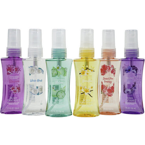 Body Fantasy, Body Spray Assorted Scents, 1 Count (Case Of 12)