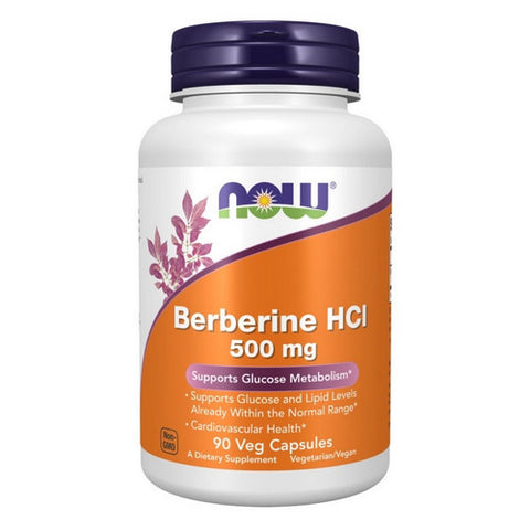 Now Foods, Berberine HCl, 500 mg, 90 Veg Capsules