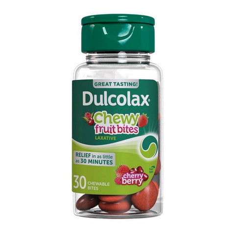 Digestive Chewy Fruit Bites Cherry Berry 30 Count by Dulcolax