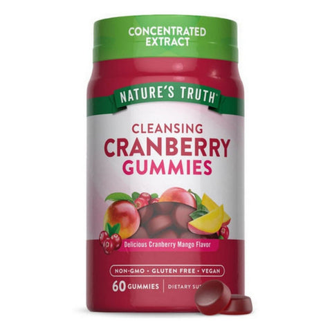 Cleansing Cranberry Vegan Gummies 60 Count by Nature's Truth