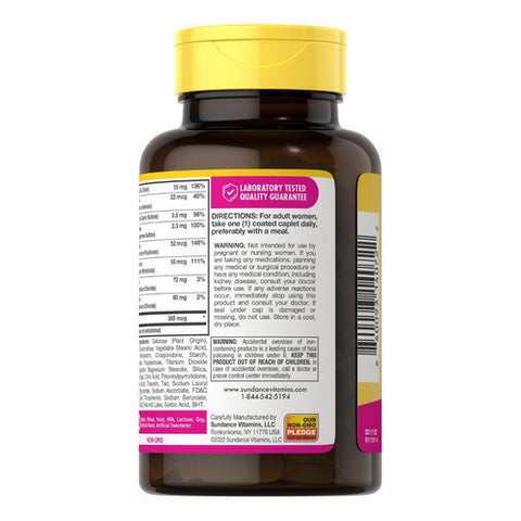 Sundance, Women's 50+ ABC Complete Multivitamin, 60 Count