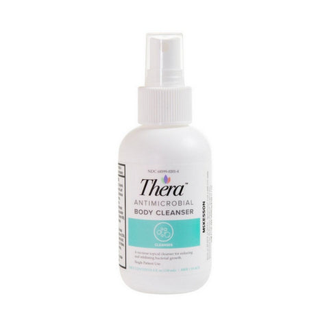 Antimicrobial Body Cleanser Pumps 4 Oz by Thera