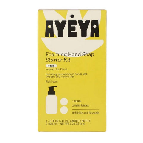 Foaming Hand Soap Hope Citrus Starter Kit 2 Tabs by Ayeya