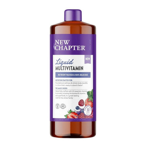 Liquid Multivitamin Wild Berry Flavor 30 Oz by New Chapter