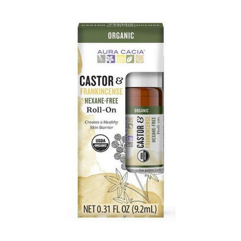 Castor Oil And Frankincense Roll-On 0.31 Oz by Aura Cacia